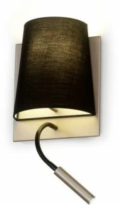 Alma light Настенный светильник из хлопка с гибким кронштейном Hotel