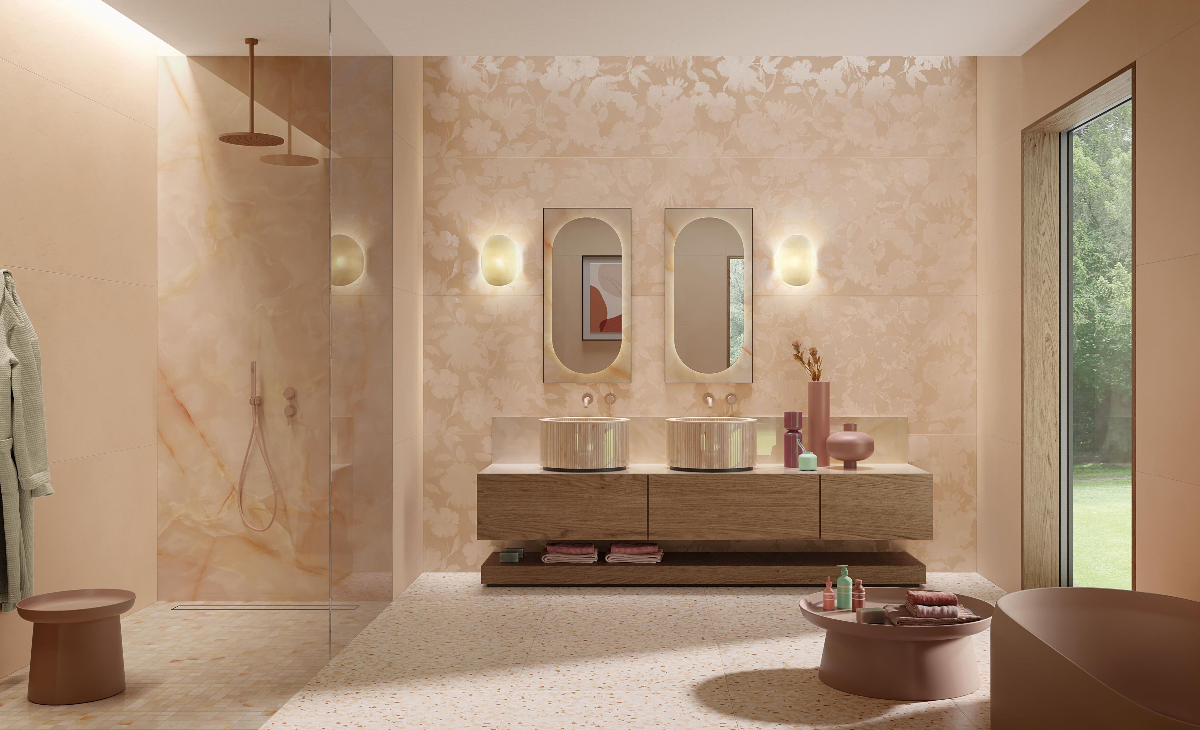 Белая паста с эффектом цемента и декоративная коробка FAP ceramiche Color &gt ARCH-00082087 - Вид №13