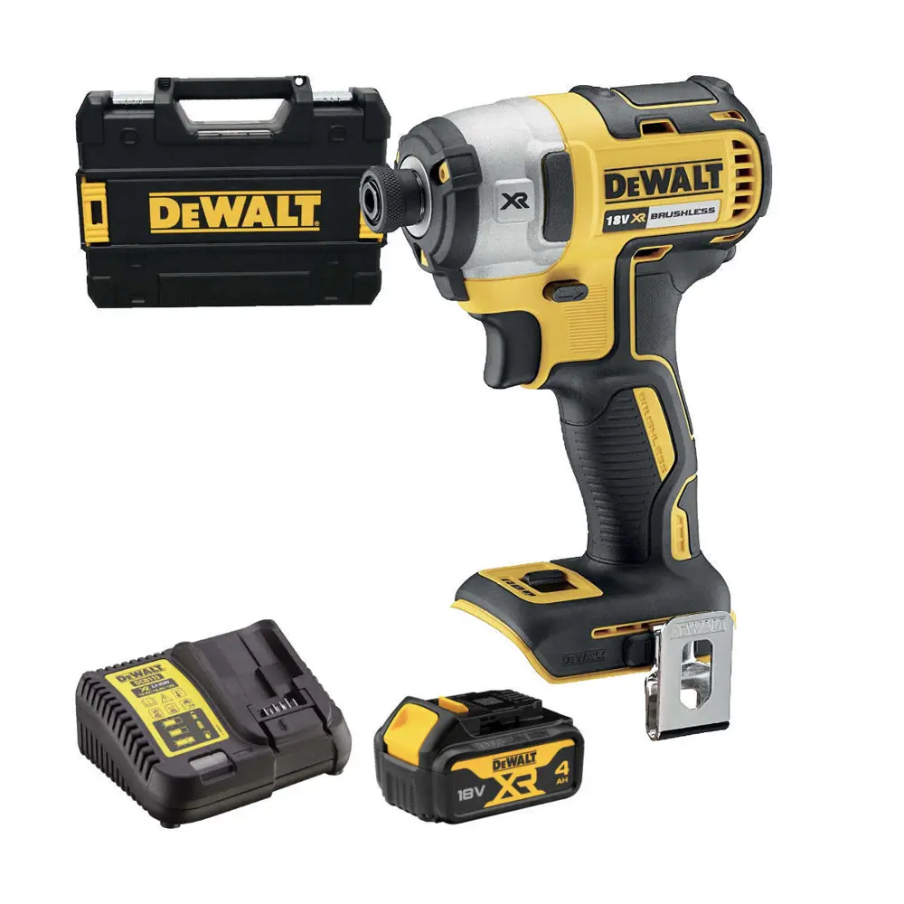 Шуруповерт аккумуляторный ударный бесщеточный Dewalt DCF887M1, 18 В Li-Ion 1x4 Ач