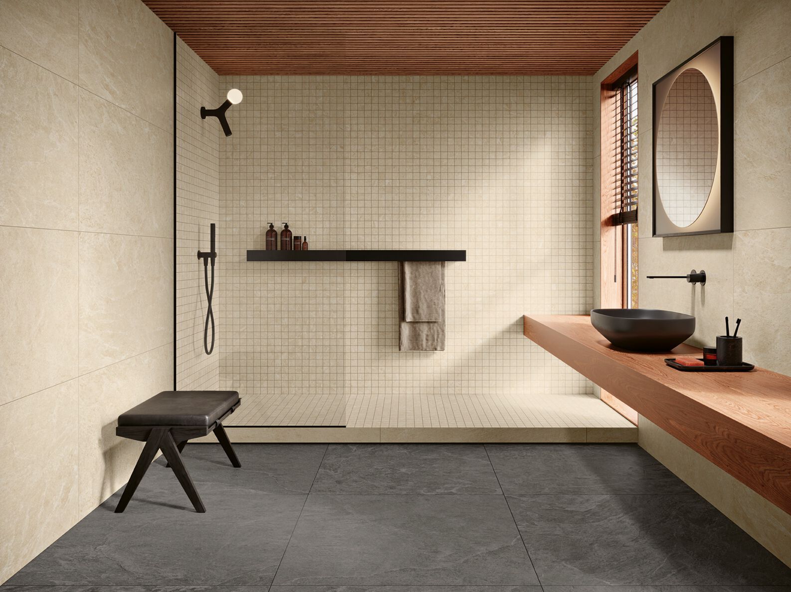 Пол из керамогранита с эффектом камня MARGRES THUNDER ARCH-00047084