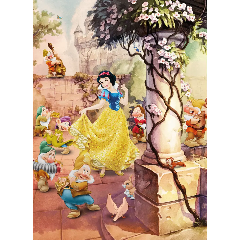 Фотообои «Белоснежка: танец» бумажные 184x254 см 4-494 80152434 STLM-2197398 Komar Disney/Marvel/Star Wars