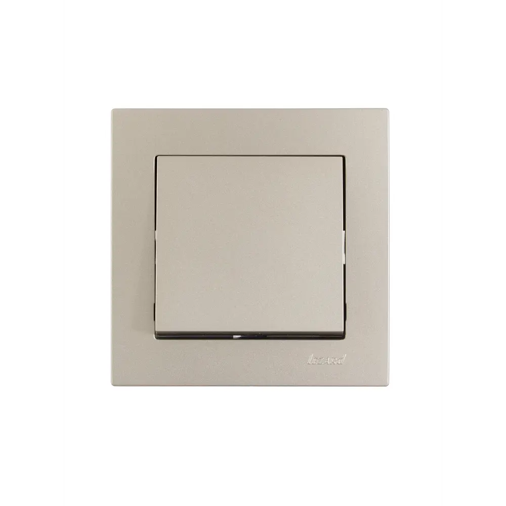 Выключатель встраиваемый Lezard Vesna 742-3788-100 1 клавиша цвет титан STLM-2190526 - Вид №3