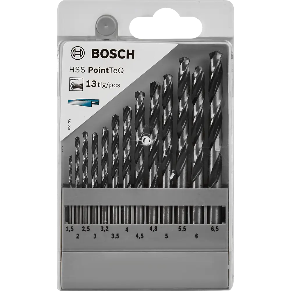 Набор свёрл по металлу Bosch PointTeQ 6.5x63 мм, 13 шт BOSCH PROFESSIONAL STLM-2023861 - Вид №2
