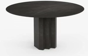 Miter Круглый обеденный стол из керамогранита Atlas