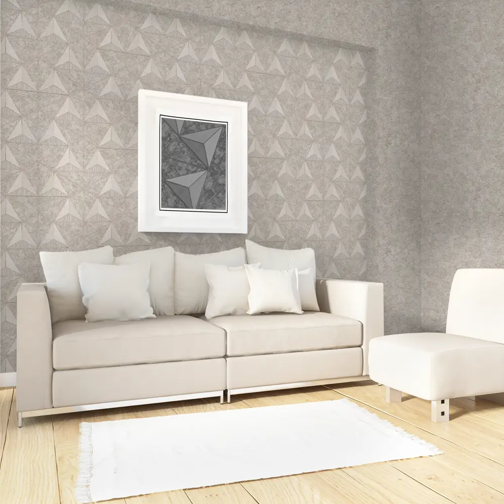 Обои флизелиновые Палитра Tery серые 1.06 м PL71326-44 STLM-2178785 - Вид №3
