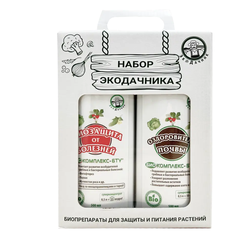 Набор ЭкоДачник для защиты и питания растений 500мл х 4 84180806 STLM-2190435 Santreyd 
