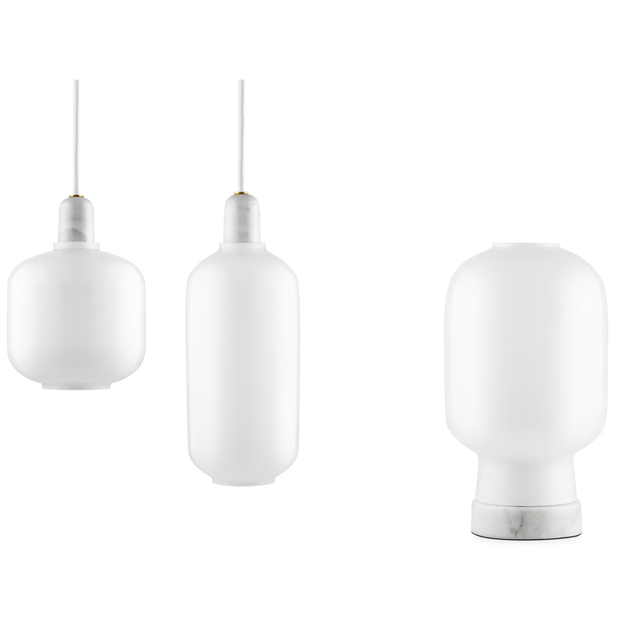 Лампа настольная Amp Lamp EU белая Normann Copenhagen 502075 - Вид №1