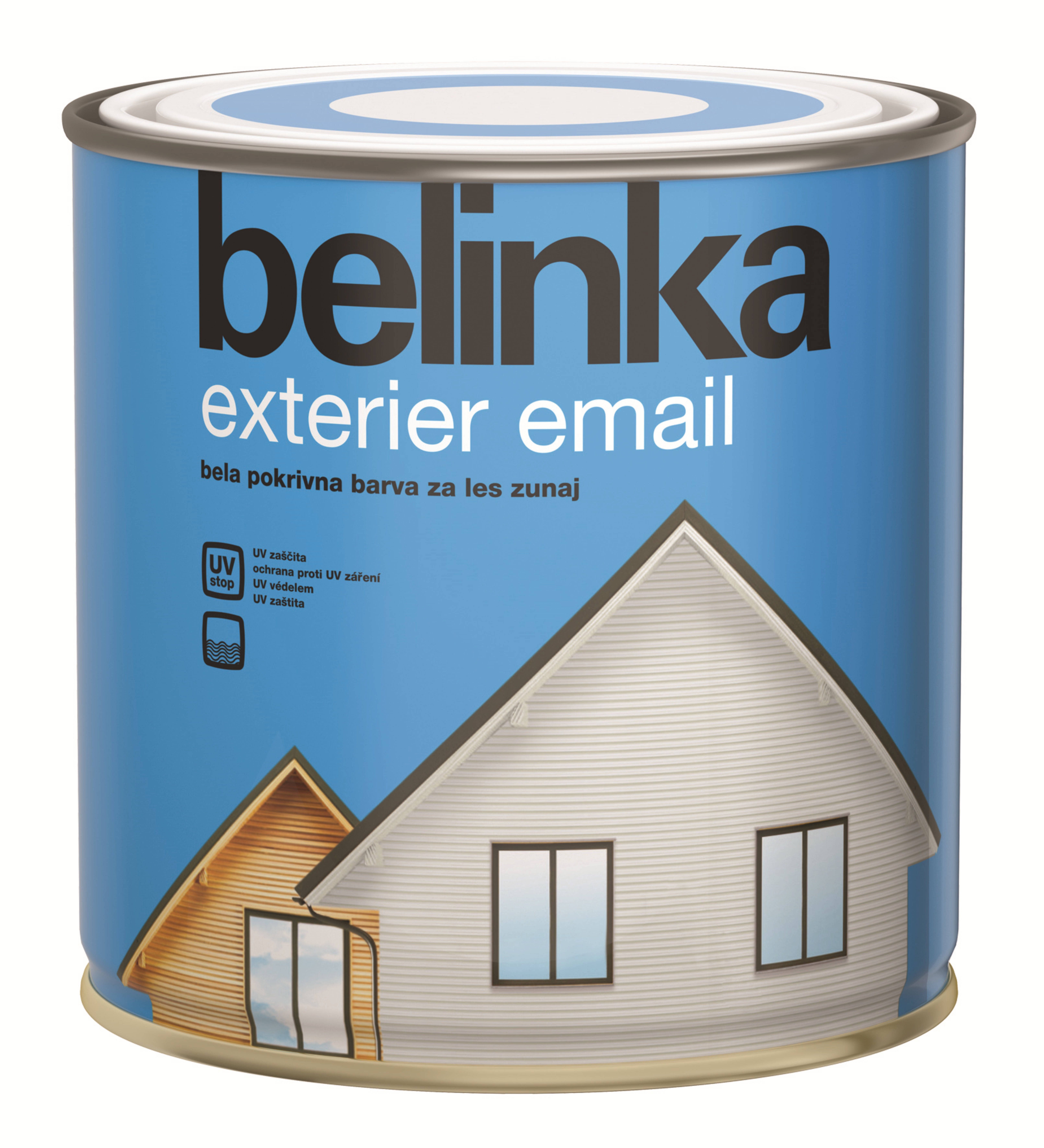 90235121 Эмаль Exterier Email 0.75 л белая №101 STLM-0142835 BELINKA