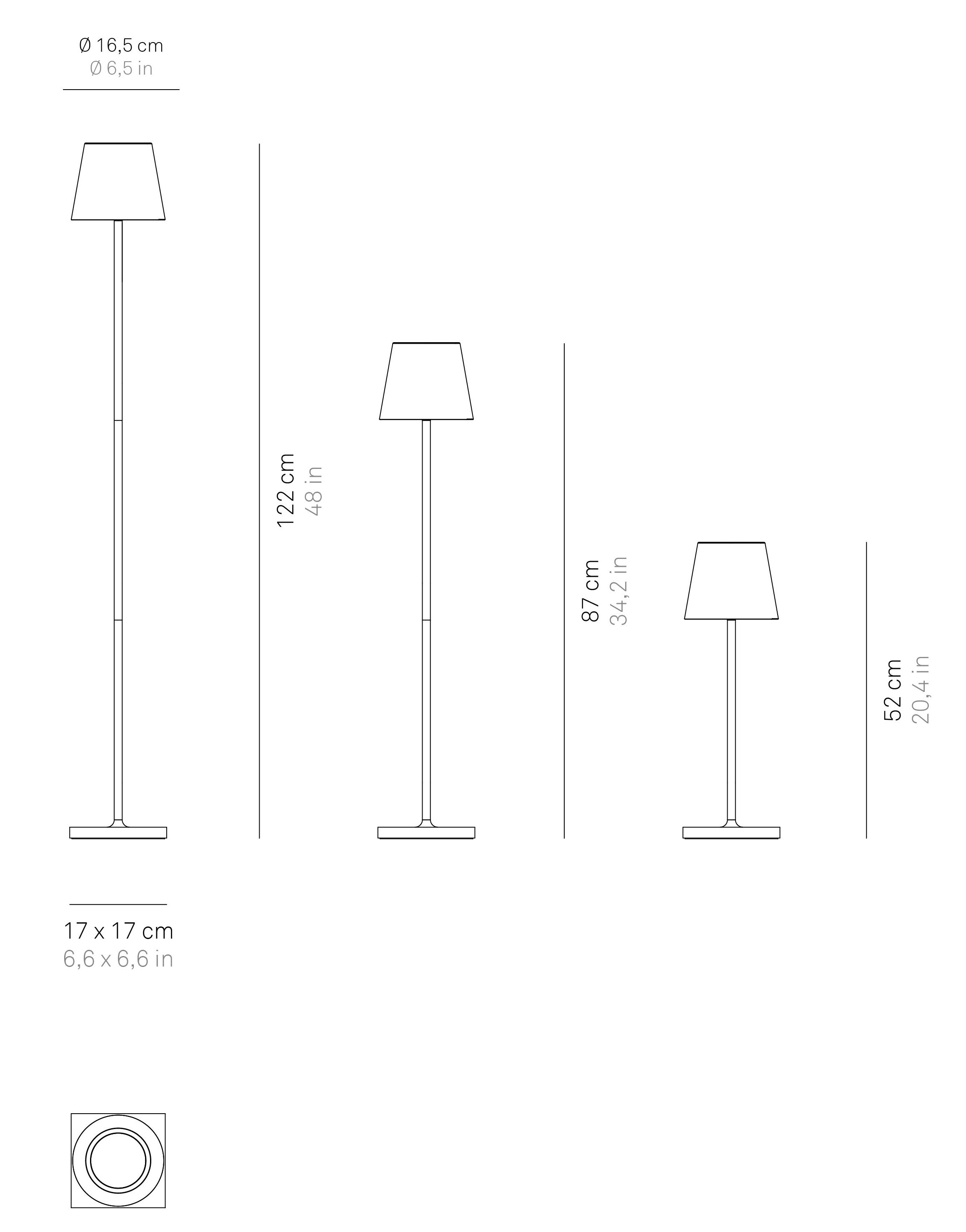Напольная лампа-перезаряжаемая настольная лампа Zafferano Poldina ARCH-00077457 - Вид №4