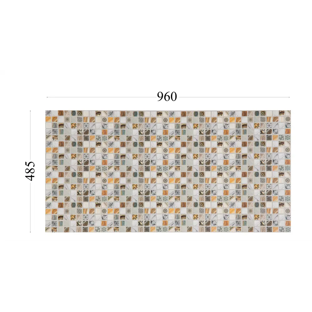 Панель ПВХ листовая 0.3 мм 960x485 мм Флоренция 0.47 м² Santreyd STLM-2005106 - Вид №4