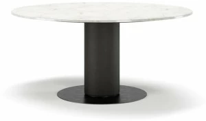 SM Living Couture Круглый мраморный стол с основанием, обтянутым кожей Hoffman Tvo_04
