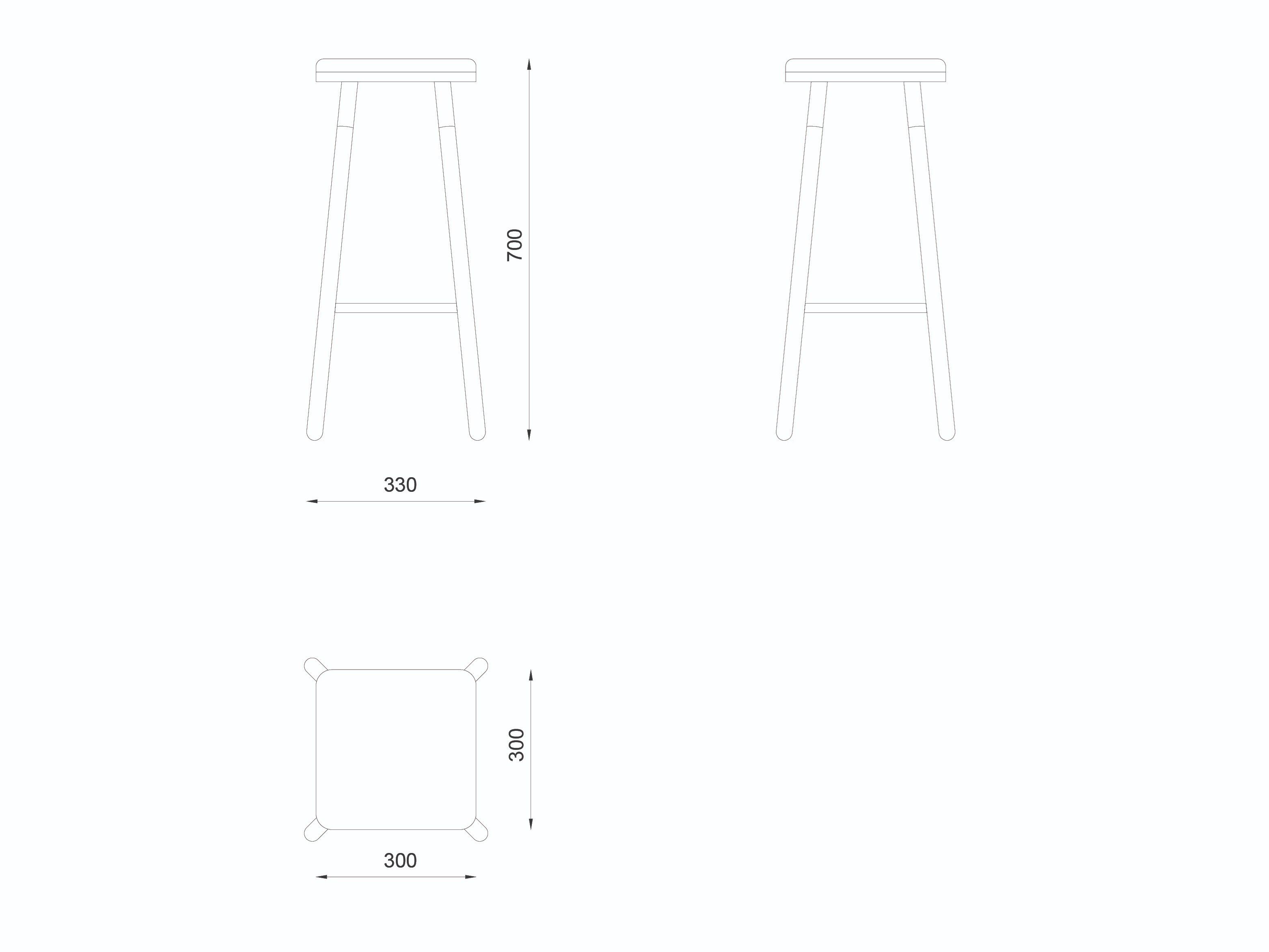 Высокий стул с мягким сиденьем Askia ARCH-00011503 - Вид №7