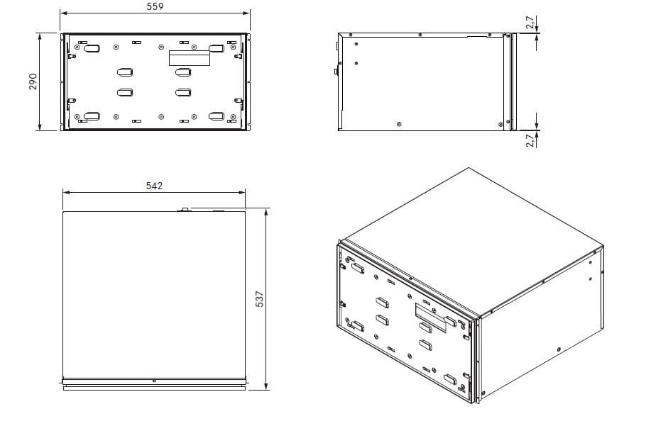 Встраиваемый подогреватель еды Bora MS290 ARCH-00084581 - Вид №3