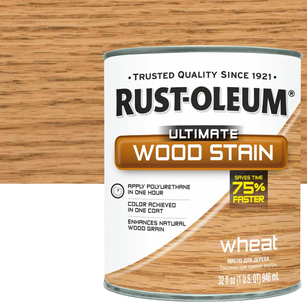 Масло тонирующее Ultimate цвет пшеница 0.946 л RUST-OLEUM STLM-2070230