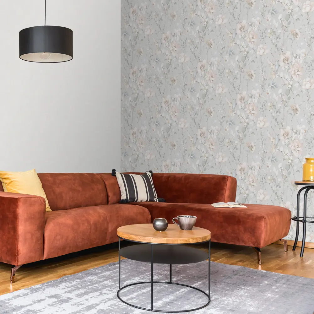 Обои флизелиновые Ateliero Garden серые 1,06х10 м At283357 STLM-2060928 - Вид №3
