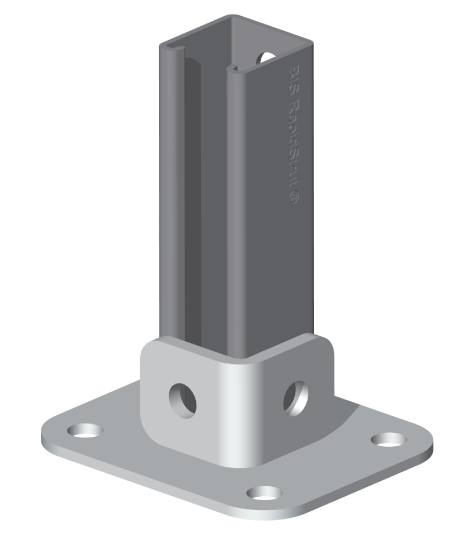 66583602 Монтажные профиля BIS Strut Держатель профиля для создания конструкций из профиля Strut WALRAVEN  - Вид №2