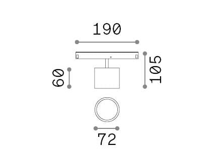 Освещение трека Ideal Lux Ego ARCH-00088388 - Вид №2