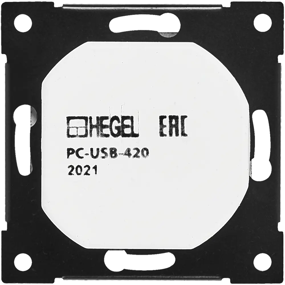 Розетка Hegel USB встраиваемая 3.4 А цвет серебро STLM-2180198 - Вид №3