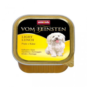 ПР0004588 Корм для собак Vom Feinsten Light Lunch Индейка, сыр конс. 150г Animonda