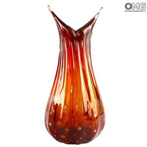 4831 ORIGINALMURANOGLASS Ваза Провенца - соммерсо - муранское стекло OMG 8 см