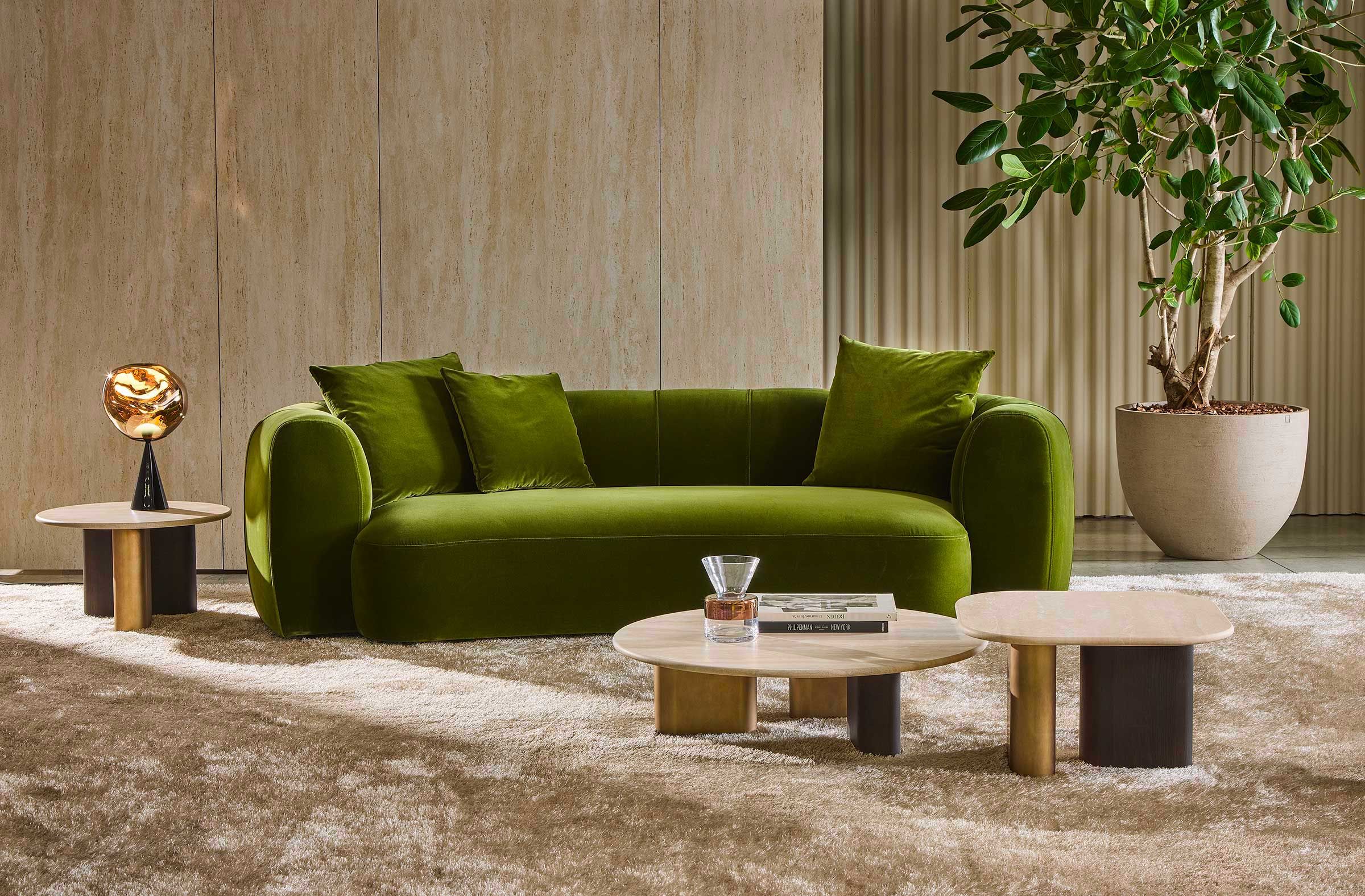 Секционный диван из изогнутой ткани Marelli Milo ARCH-00053762 - Вид №8