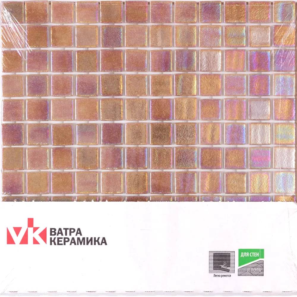 Мозаика Pietra Marrone Opal стекломасса 31.1x4.9 см цвет коричневый Santreyd Мозаика Onix STLM-2070961 - Вид №8