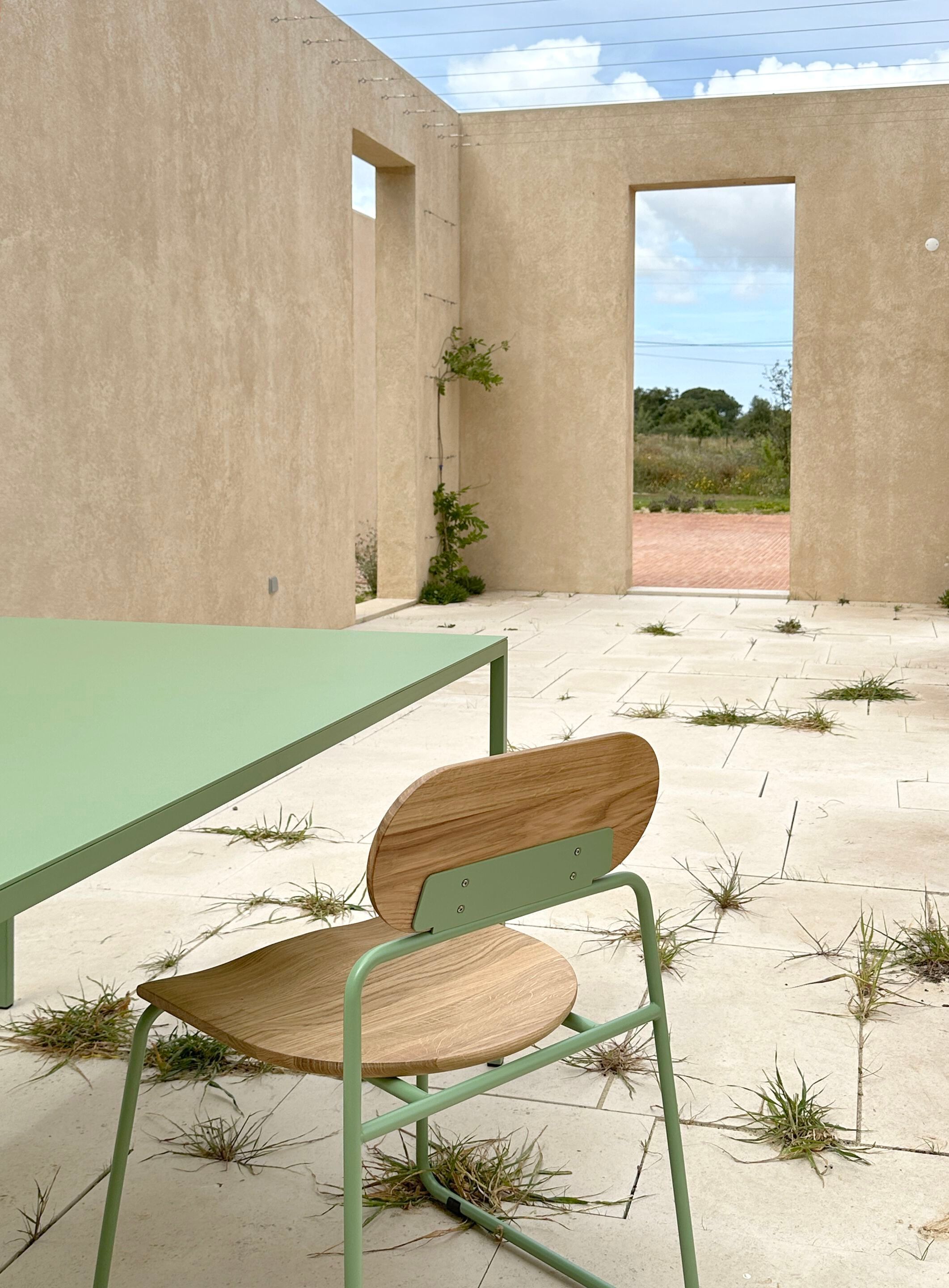 Прямоугольный стол из переработанного алюминия Branca Lisboa CUBA ARCH-00083940 - Вид №11