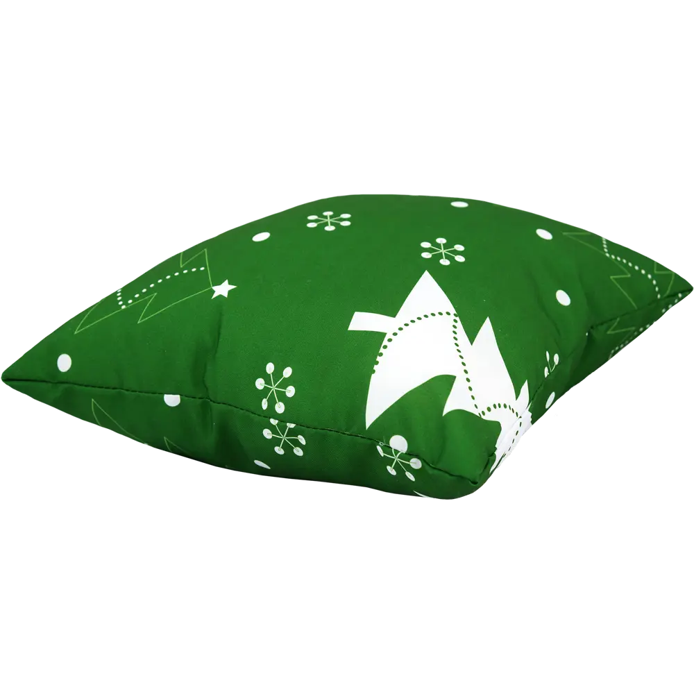 Подушка «Новый год ель» 40х40 см, цвет белый SEASONS STLM-2129480 - Вид №1