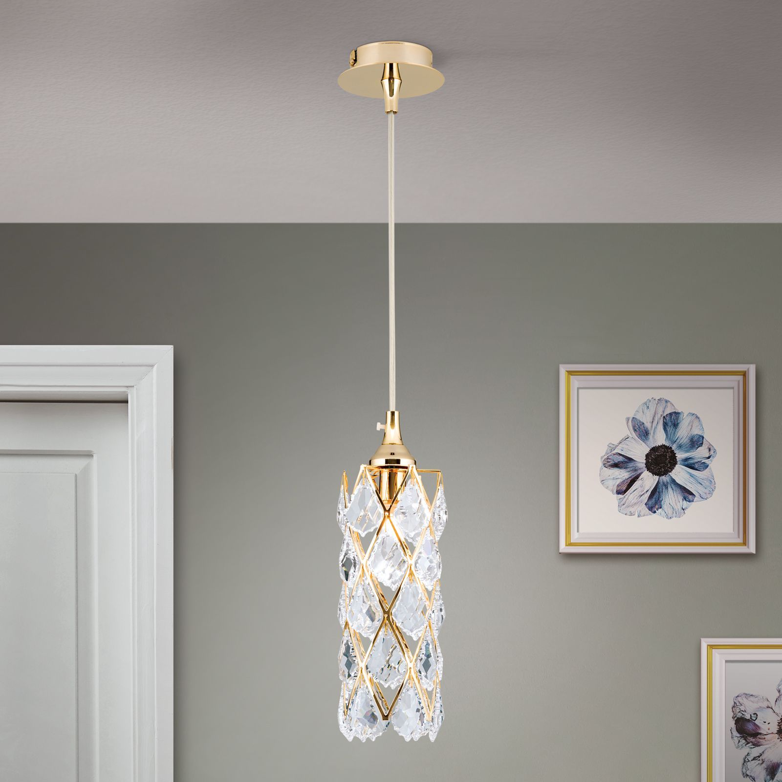 Подвесной светильник с кристаллами Orion Рита ARCH-00001651