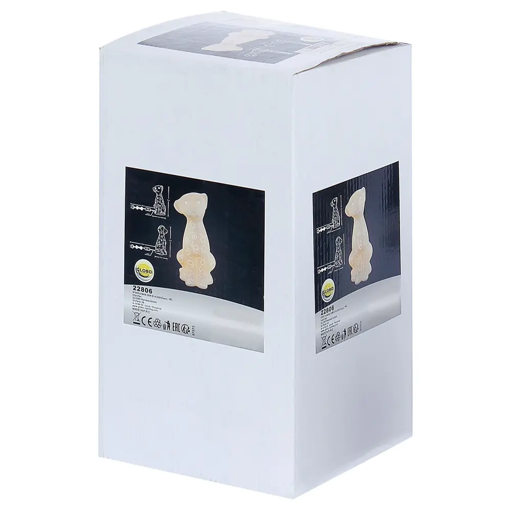 Настольная лампа декоративная Globo «Собака» 22806, 1хЕ14х25 Вт STLM-2160935 - Вид №4