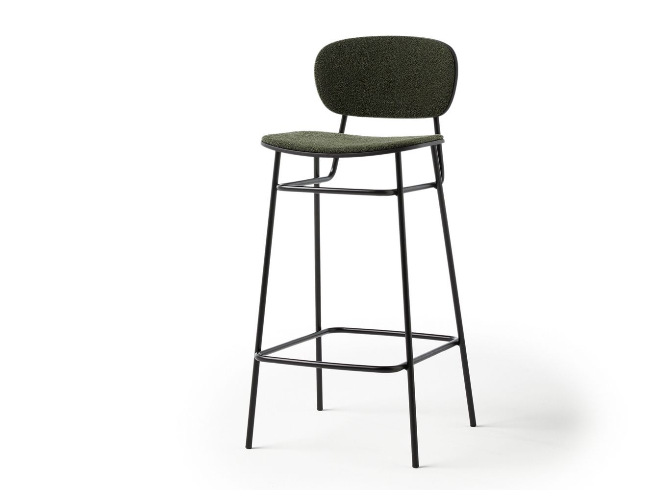 Высокий табурет с мягкой подкладкой из ясеня Blasco&Vila Fosca ARCH-00070708 - Вид №6