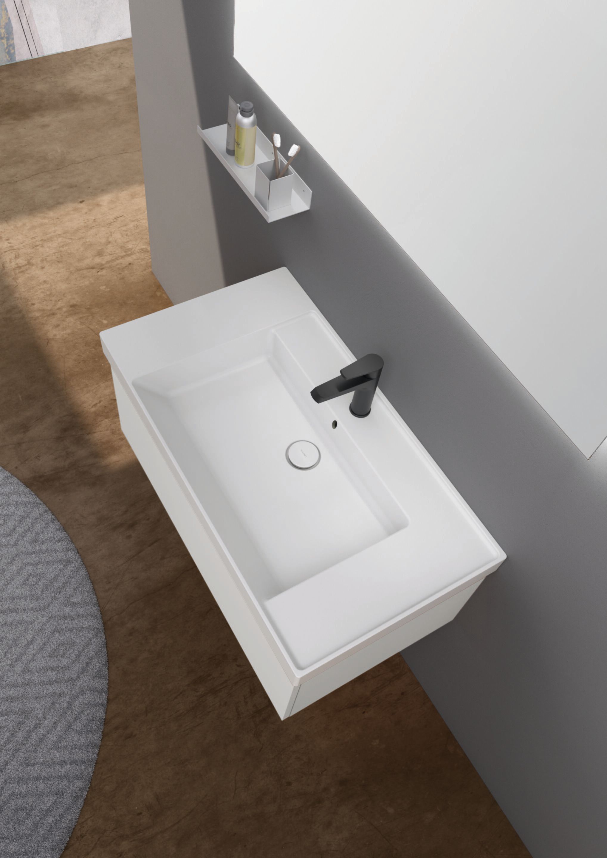 Подвесной туалетный столик с зеркалом Gruppo Geromin Vera Plus ARCH-00001666 - Вид №1