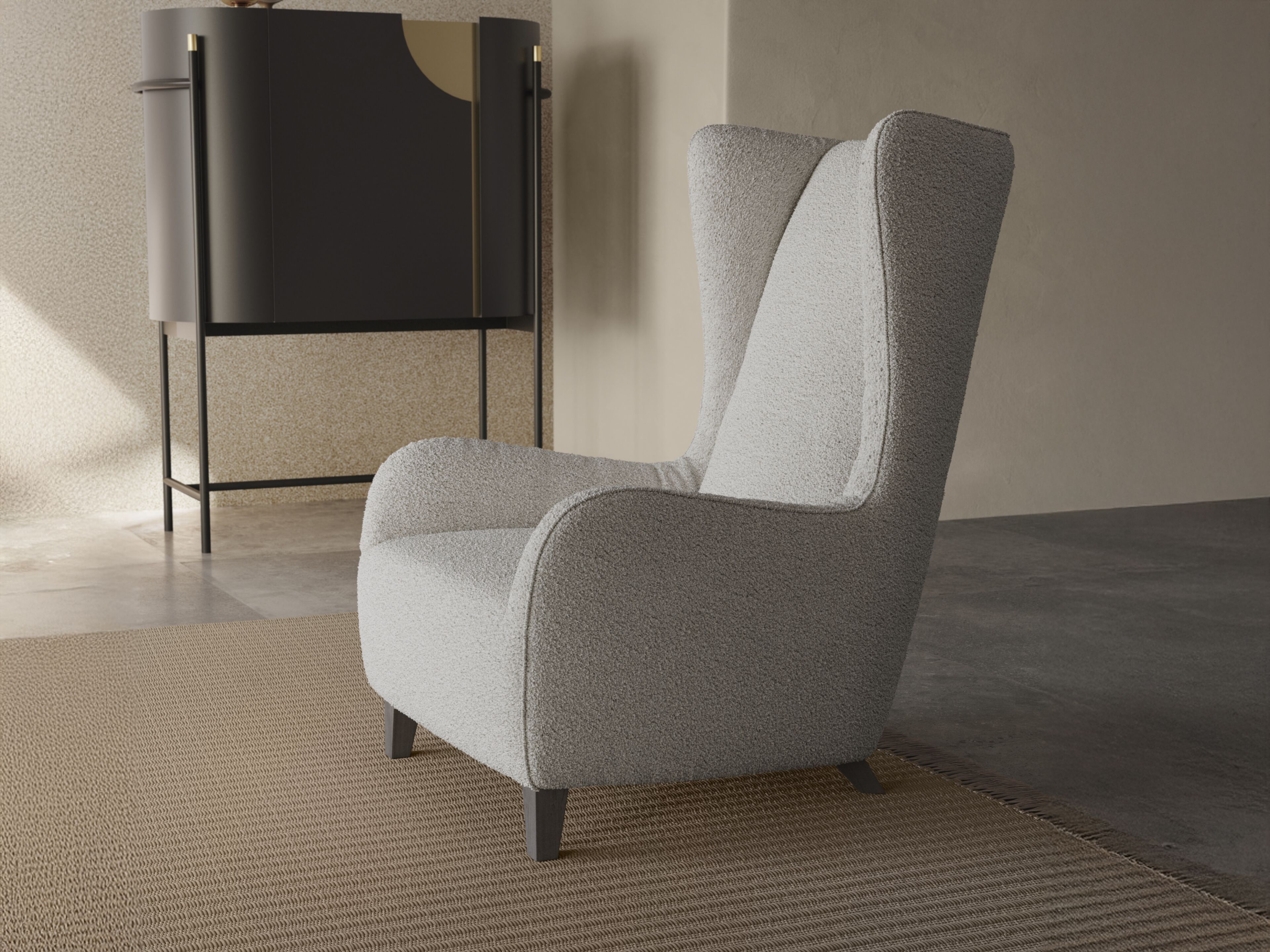 Кожаное кресло с высокой спинкой Natuzzi Italia MARLENE ARCH-00017470 - Вид №4