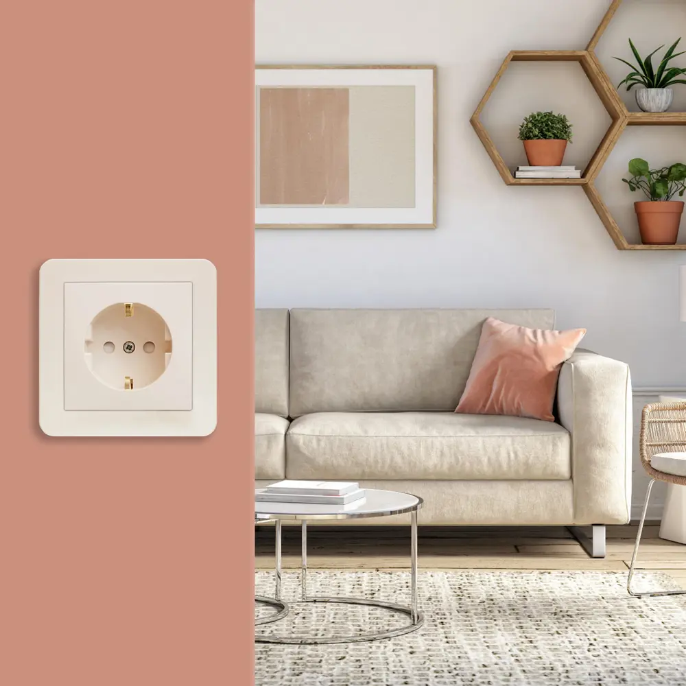 SYSTEME ELECTRIC Розетка скрытого монтажа W59 с защитными шторками 18799295 STLM-1118643 - Вид №7