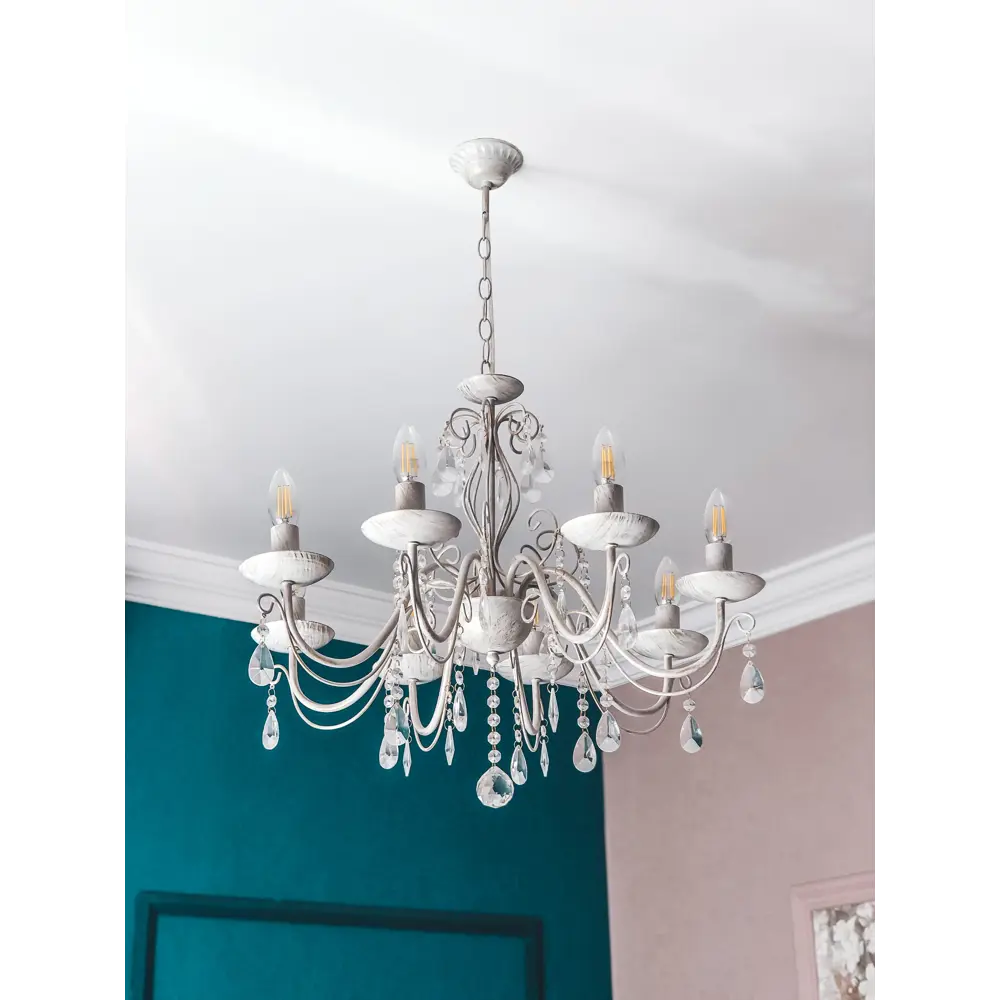Люстра De Markt Аврора - классическая хрустальная подвесная для просторных помещений 18372822 STLM-0010558 - Вид №18