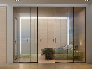 GIDEA Раздвижная дверь из алюминия и стекла Moderno