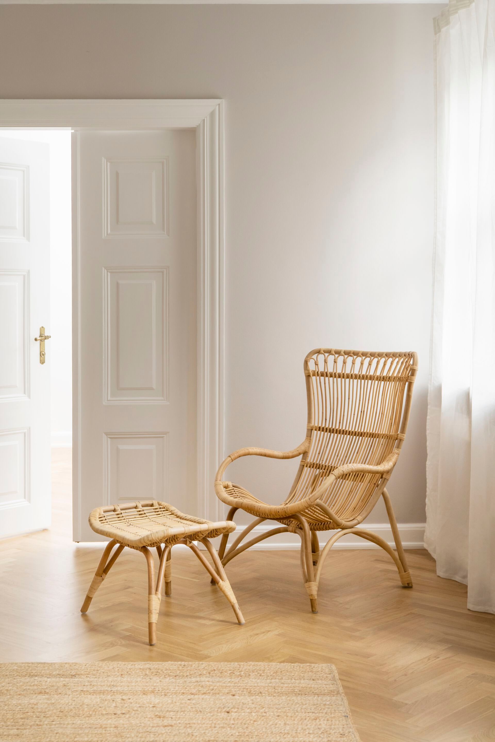 Ротанг табурет / подставка для ног Sika Design Originals ARCH-00084276 - Вид №2