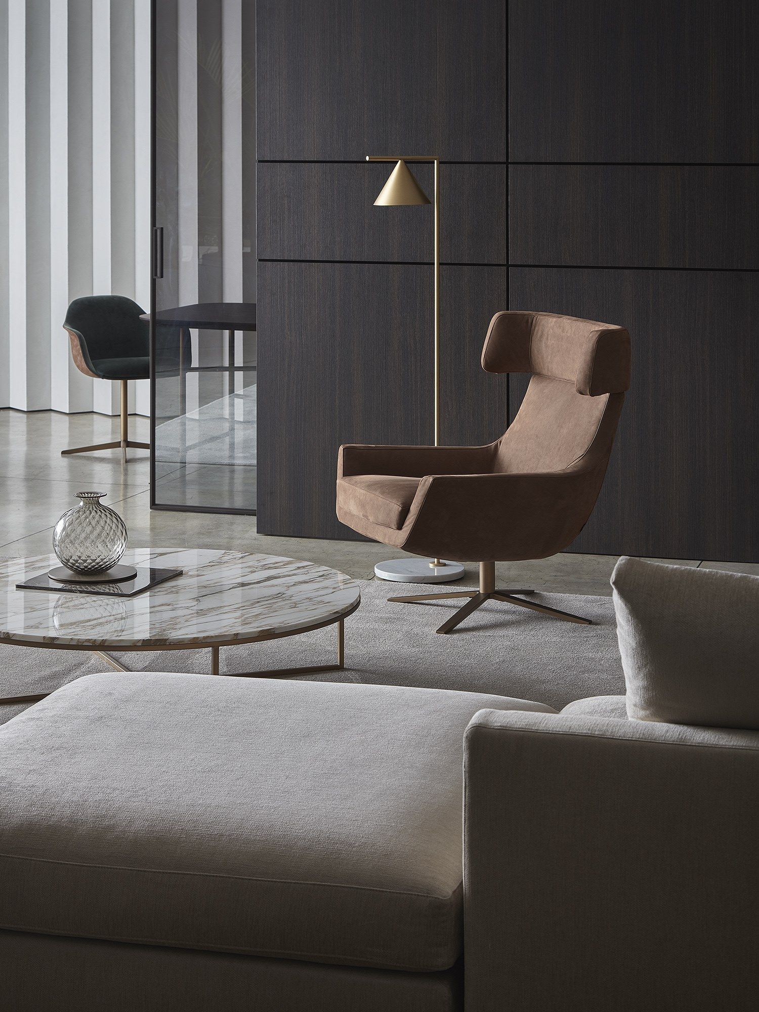 Спицевое кресло с подголовником Marelli JOY WINGBACK ARCH-00059216 - Вид №8