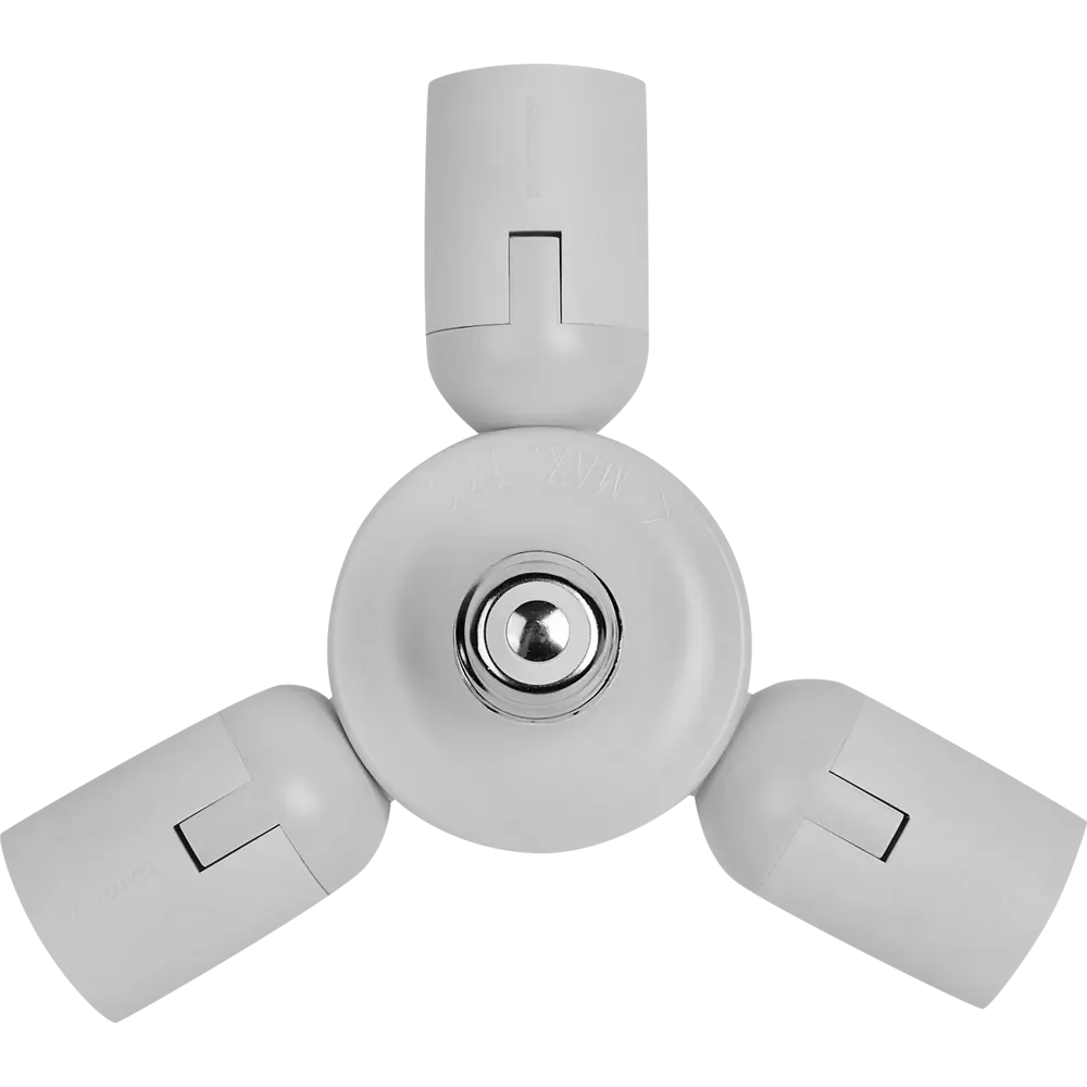 Разветвитель Eglo Rueda 3хE27х20 Вт цвет белый STLM-2209985 - Вид №1