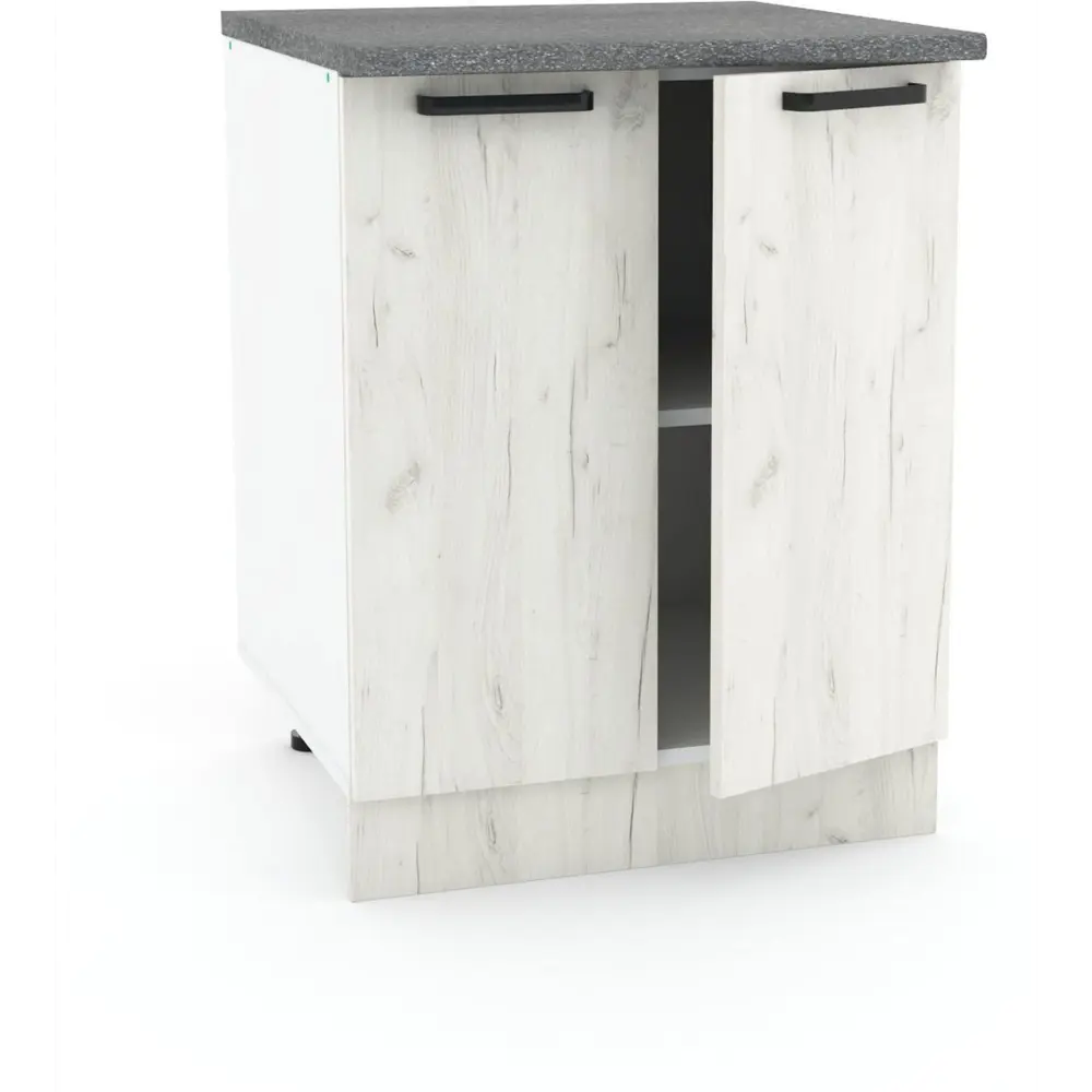 Напольный кухонный шкаф Santreyd Дейма 60 см светлый с серой столешницей 86720861 STLM-1584844 - Вид №9