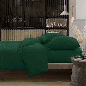 Комплект постельного белья Wenge Malachite A02745 евро перкаль зеленый