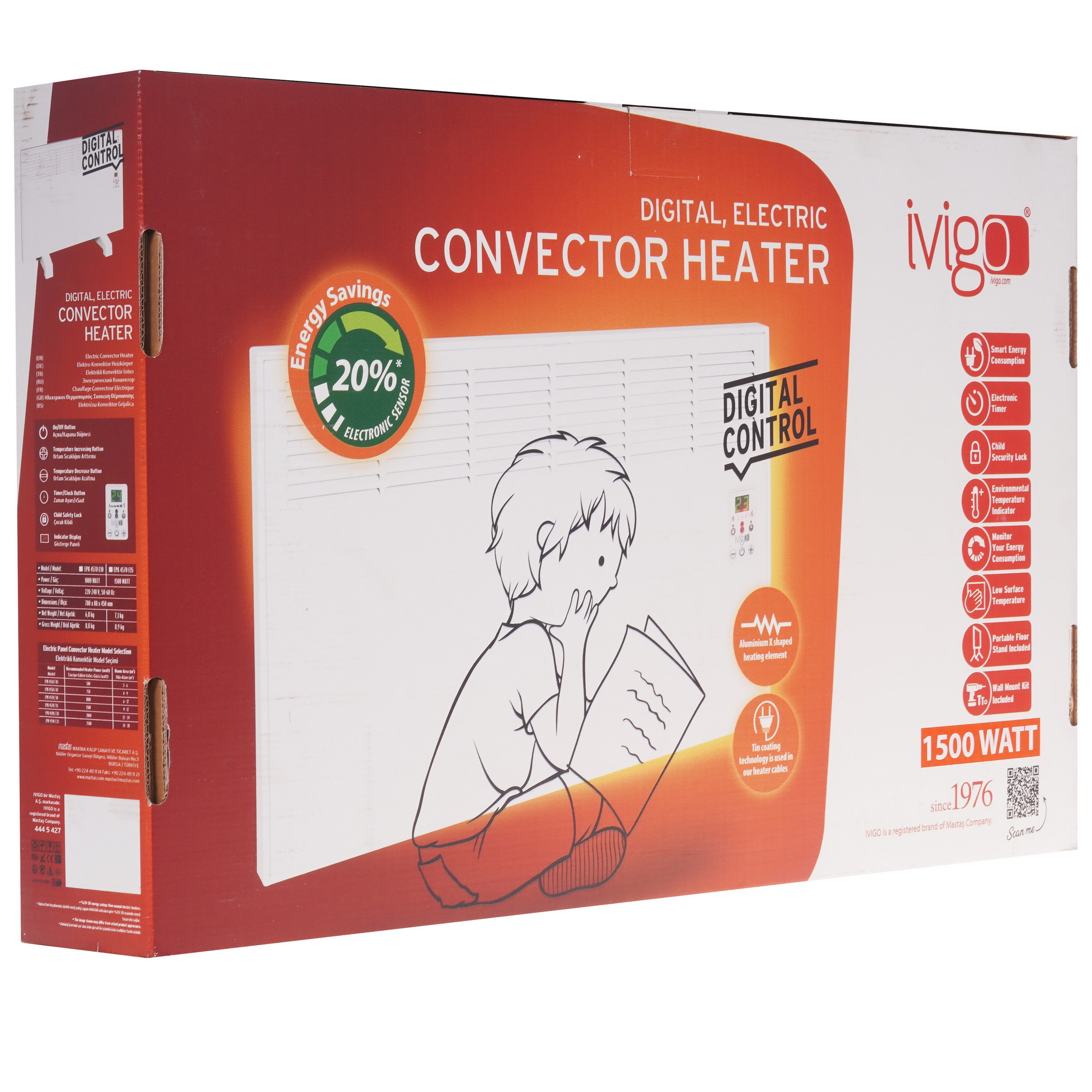 9935432 Конвектор iVigo EPK4570E15 STDN-0054170 - Вид №10