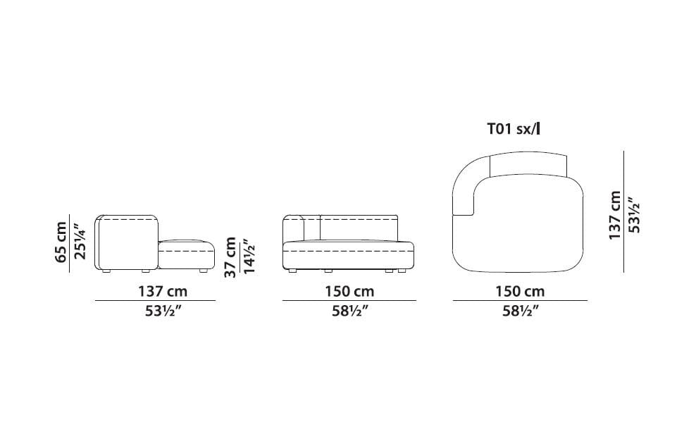 Кожаный Dormeuse Baxter Clara ARCH-00069701 - Вид №6