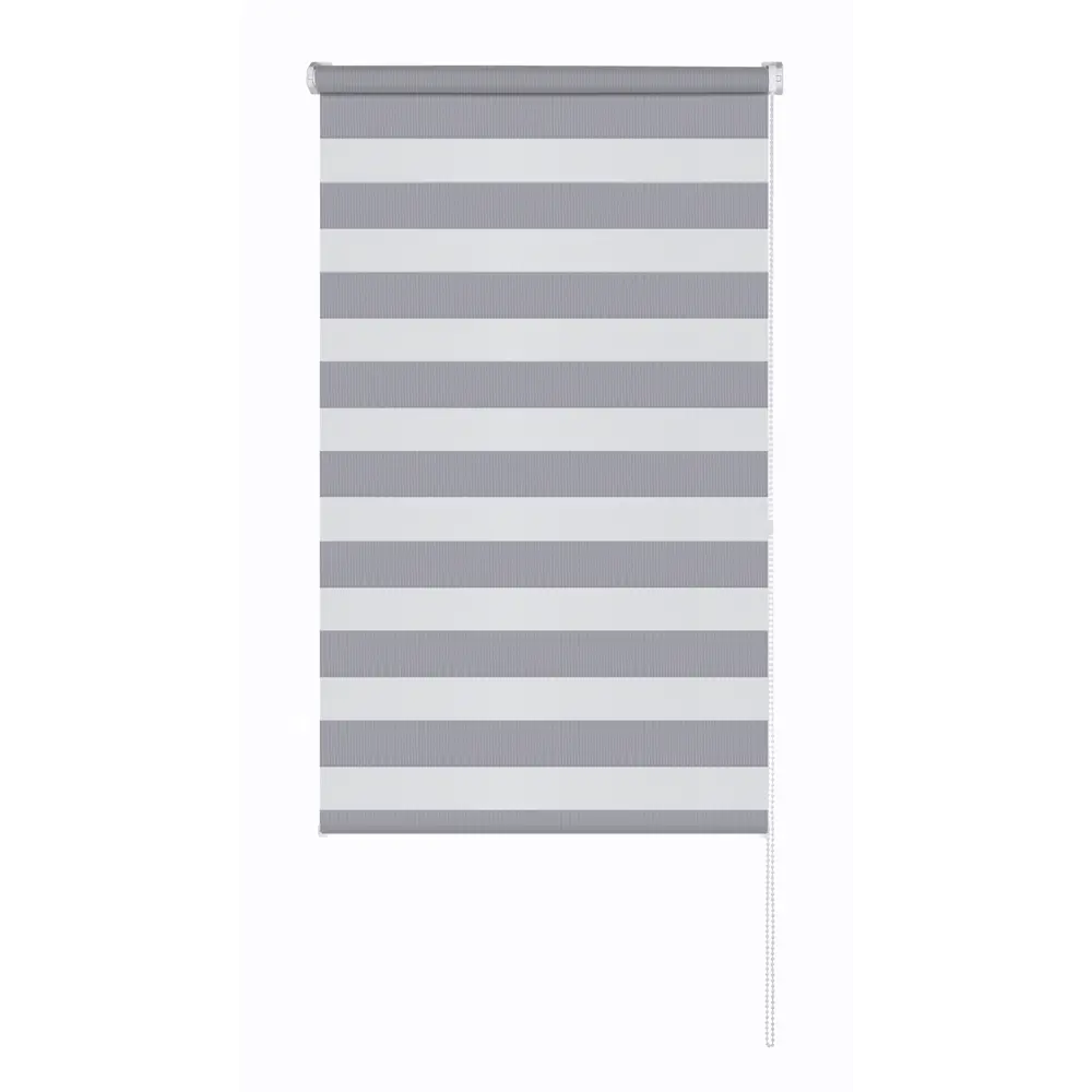 Рулонная штора день-ночь MIAMOZA Петер 160x175 см серая 89411358 STLM-1577584