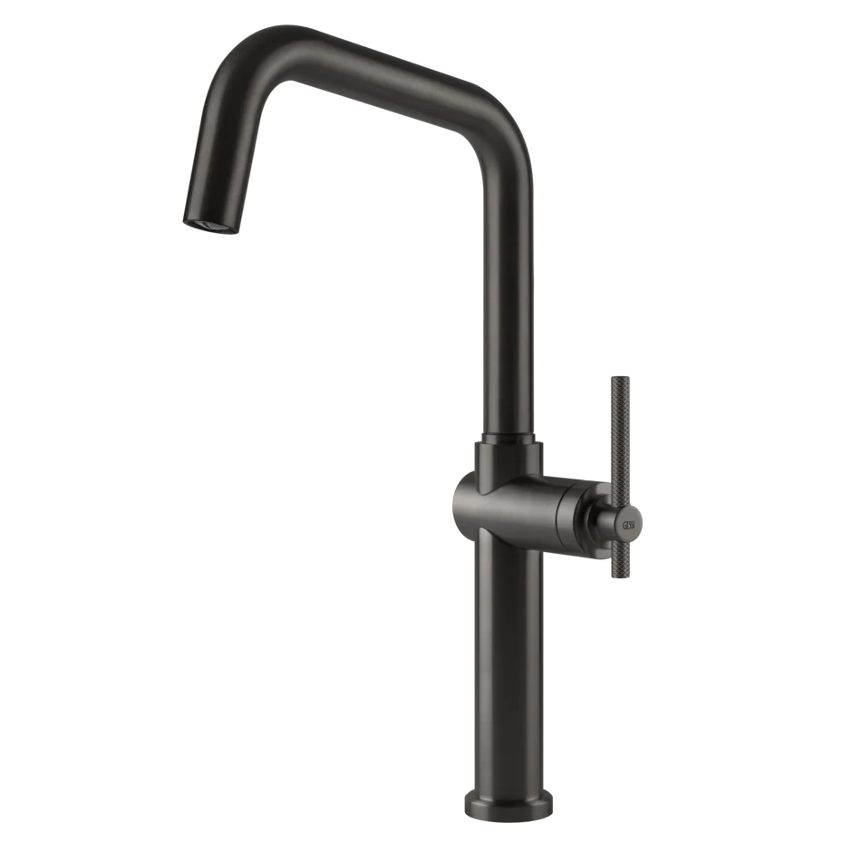 Смеситель для раковины 60650 707 Gessi Habito ЧЕРНЫЙ МЕТАЛЛ BR. PVD 60650707