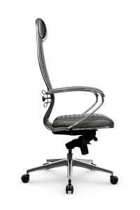 90668489 Офисное кресло C-edition экокожа цвет серый STLM-0330956 МЕТТА