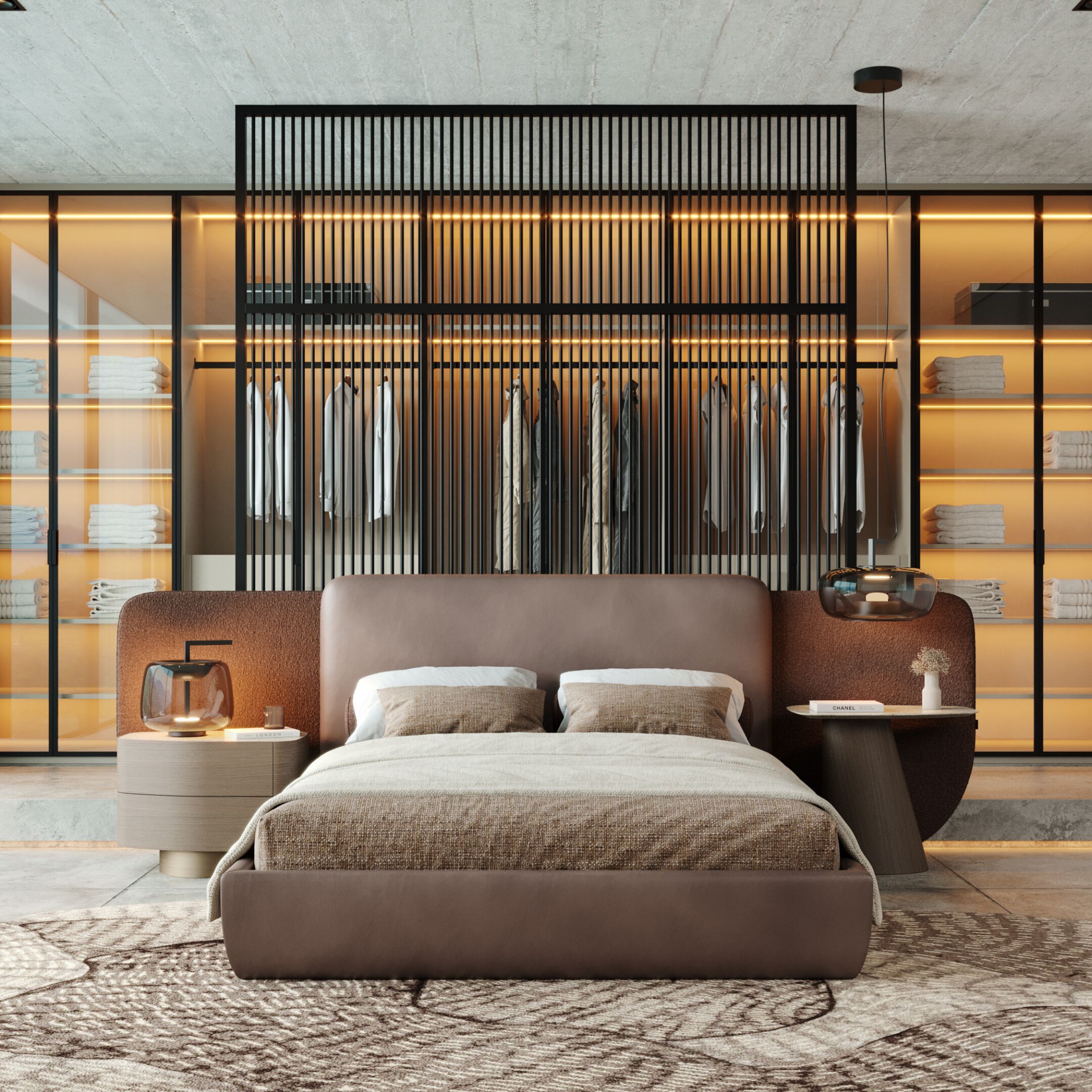 Деревянная тумбочка с ящиками и каменной столешницей Stylish Club Stone ARCH-00035473 - Вид №7