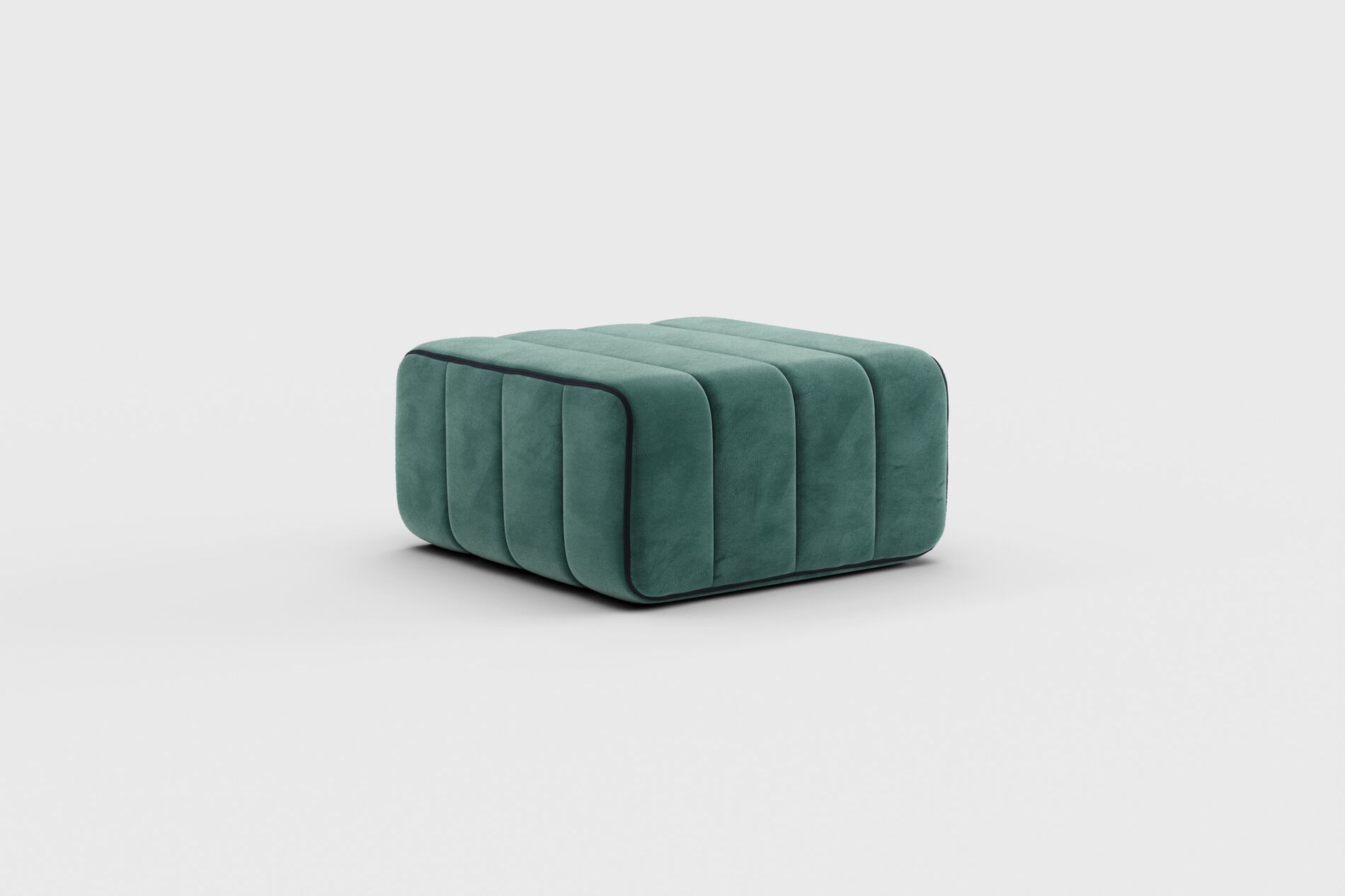 Квадратный пуф из ткани AMBIVALENZ Curt ARCH-00019815 - Вид №2