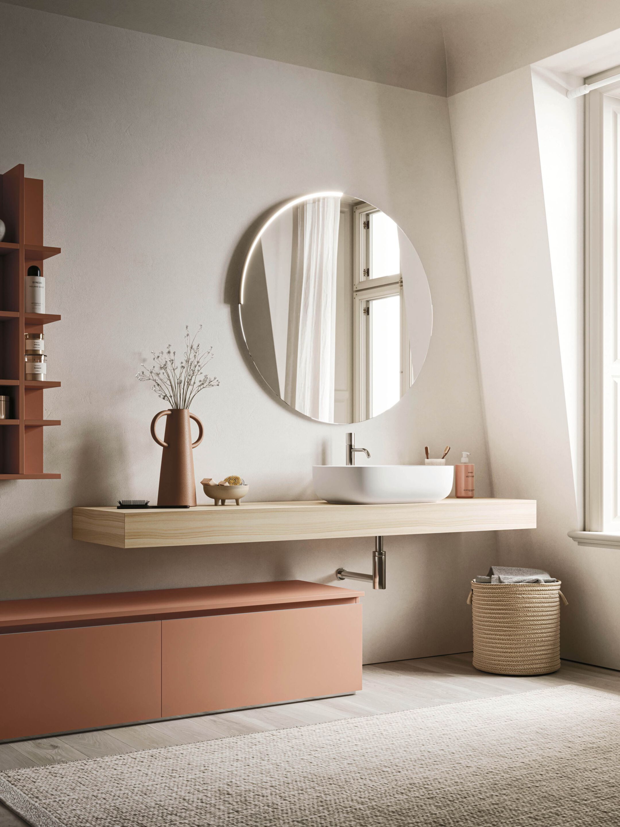 Шкаф для умывальника с настенным креплением Arbi Arredobagno HO.ME PLUS 45° C 31 ARCH-00081781 - Вид №1