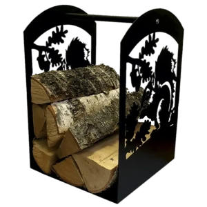 Дровница резная для печей и каминов ПрофиКамин 310x305 мм